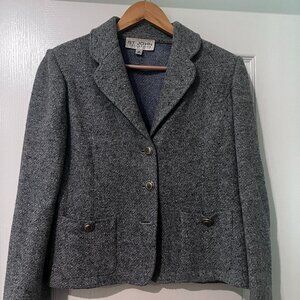 St John Peplum Jacket - grey